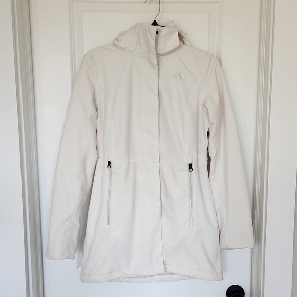 The North Face Insulated Ancha Parka II Waterproof Jacket White Womens Small - Picture 5 of 14